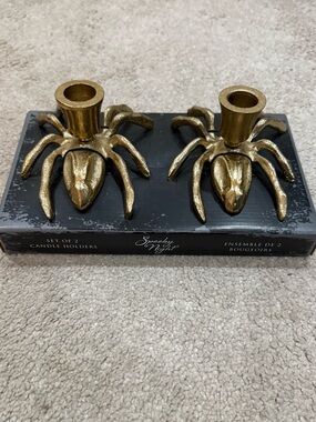 Spider Candlestick Holders